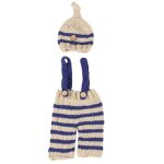 Ensemble de 2 accessoires de photographie pour b�b�: v�tements pour nouveau - n� de 0 � 1�an