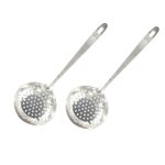 Ensemble de 2 ecumoires inox 32 cm fackelmann oxford