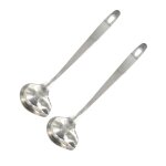 Ensemble de 2 louches ovales en inox fackelmann oxford