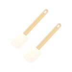 Ensemble de 2 maryses de ptisserie et de cuisine - fackelmann - manche en rsine - 32 cm