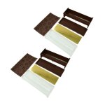 Ensemble de 2 moules  bche de nol avec insert et plaque motif flocon de neige 30 x 8 cm zenker nol ...