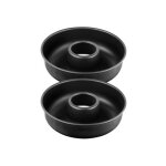 Ensemble de 2 moules � savarin 28 cm zenker black metallic