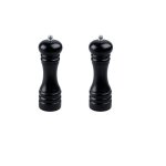 Ensemble de 2 moulins à poivre manuel - fackelmann profesional - 18 cm - noir Ensemble de 2 moulins à poivre manuel - fackelmann profesional - 18 cm - noir