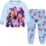 Ensemble 2 pièces pyjama pour garçons et filles kpop huntrix shirt et pantalon tenue rumi mira zoey pour ... Ensemble 2 pièces pyjama pour garçons et filles kpop huntrix shirt et pantalon tenue rumi mira zoey pour ...