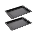 Ensemble de 2 plaques � pizza rectangulaire 42 x 29 cm zenker sp�cial countries