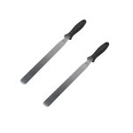Ensemble de 2 spatules à crêpes inox 259 cm fm professional pâtisserie Ensemble de 2 spatules à crêpes inox 259 cm fm professional pâtisserie