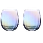 Ensemble de 2 verres  vin en cristal iris parfaits pour les ftes et les cadeaux (a)