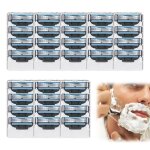 Ensemble de 24 / 32 / 48 lames de rasoir pour lames de rasoir gillette en acier inoxydable