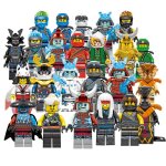 Ensemble de 24 mini figurines ninjago kai jay sensei wu master blocs de construction jouets