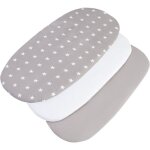 Ensemble 3 pièces de drap - housse pour poussette 86x40cm 100% coton protège - matelas bébé Étoiles medi ... Ensemble 3 pièces de drap - housse pour poussette 86x40cm 100% coton protège - matelas bébé Étoiles medi ...