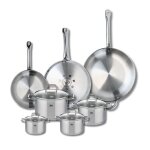 Ensemble de 3 poêles de cuisson 24 28 et 32 cm et 4 faitouts 12 14 16 et 20 cm elo profi citrin Ensemble de 3 poêles de cuisson 24 28 et 32 cm et 4 faitouts 12 14 16 et 20 cm elo profi citrin