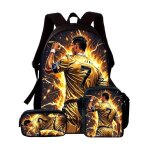 Ensemble de 3 sacs à dos pour joueurs de football comprenant un cartable un étui pour crayons et un boîte ... Ensemble de 3 sacs à dos pour joueurs de football comprenant un cartable un étui pour crayons et un boîte ...