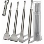 Ensemble 4 de burins sds plus - manche rond marteau lectrique burin rond quatre pointes burin incurv ...