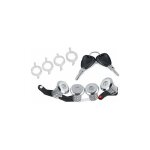 Ensemble de 4 cylindres de porte de serrure 7701470952 pour renault master pour opel movano pour nissan ...