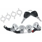 Ensemble de 4 cylindres de porte de serrure 7701470952 pour renault master pour opel movano pour nissan ...