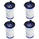 Ensemble de 4 filtres hepa pour rowenta air force 360 rh9037 rh9038 rh9039 rh9051wo rh9057wo rh9086wo ...
