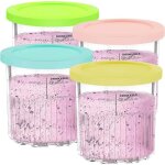 Ensemble de 4 r�cipients creami pour sorbeti�re ninja creami deluxe s�ries nc501 nc501eu et nc500 pots ...