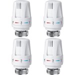 Ensemble de 4 t�tes de robinet thermostatique pour radiateurconvient aux syst�mes de chauffage domestiques ...