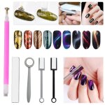 Ensemble de 5 aimants pour ongles stylos magnétiques pour ongles bâton magnétique pour vernis gel ?il ... Ensemble de 5 aimants pour ongles stylos magnétiques pour ongles bâton magnétique pour vernis gel ?il ...