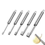 Ensemble de 5 d�noyauteurs de fruits multifonctionnels d�noyauteur en acier inoxydable adapt� aux cuisines ...