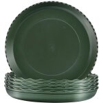 Un ensemble de 5 soucoupes utilis�es pour recueillir leau des pots de fleurs dint�rieur et dext�rieur ...