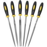 Ensemble de 6 limes limes aiguilles de 55 pouces kit de limes en acier au carbone de 3 mm de diamtre ...