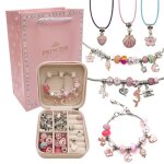 Ensemble de 66 bracelets en perles faits � la main pour enfants cadeau danniversaire pour filles de 6 ...