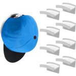 Ensemble de 8 crochets muraux autocollants modernes pour chapeaux - aucun per�age requis - porte - chapeaux ...