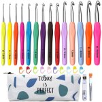 Ensemble daiguilles  crocheter 14 aiguilles  tricoter avec poignes souples + 10 verrous  crochet ...