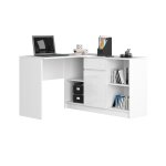 Ensemble dangle akord bureau b17 avec commode blanc 120 cm 1 porte 1 tiroir façade blanche brillante ... Ensemble dangle akord bureau b17 avec commode blanc 120 cm 1 porte 1 tiroir façade blanche brillante ...