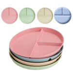 Ensembles dassiettes divis�es paquet de 4 assiettes di�t�tiques incassables