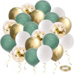 Ensemble de ballons 50 pièces de 30 cm comme décoration pour fêtes danniversaire et mariages. Ensemble de ballons 50 pièces de 30 cm comme décoration pour fêtes danniversaire et mariages.