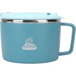 Ensemble de bols � ramen compatibles micro - ondes avec couvercle ? cuiseur � nouilles en acier inoxydable ...