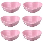 Ensemble de bols  trempette en porcelaine heart