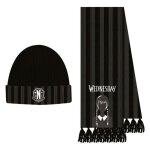 Ensemble bonnet et charpe - cerda - wednesday - tricot doux - mixte - hiver