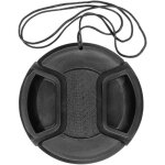 Ensemble bouchon dobjectif universel 52 mm avec clip central et trou pour ceinture