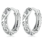 Ensemble de boucles doreilles en argent sterling 925 boucles doreilles croles pour femme (boucles doreilles ...