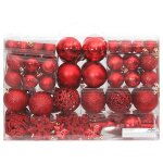 @fr ensemble de boules de nol 111 pices rouge polystyrne - pour artisanat fte dcoration - 2847339 ...