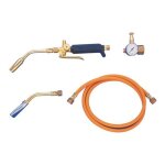 Ensemble de brasage fort - kayser - 5 pices - propane - tte taille 14 - tuyau 15 m