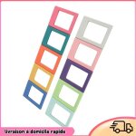 Ensemble de cadres photo magntiques pour rfrigrateur aimants puissants de 3 pouces pour diverses surfaces ...