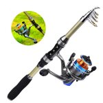 A ensemble canne p�che surfcasting fibre carbone moulinet robuste livr� avec sac transport pour p�che ...