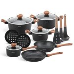 Ensemble de casseroles edenberg 15 pièces en céramique et marbre avec accessoires de cuisine ensemble ... Ensemble de casseroles edenberg 15 pièces en céramique et marbre avec accessoires de cuisine ensemble ...