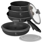 Ensemble de casseroles et po�les - berlinger haus - bh - 8256 - 9 �l�ments - aluminium - antiadh�sif ...