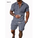 Ensemble chemise et short à imprimé floral pour homme vitata - deux pièces - style 10 Ensemble chemise et short à imprimé floral pour homme vitata - deux pièces - style 10