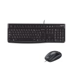 Ensemble clavier souris - filaire - logitech - mk120 - azerty - noir Ensemble clavier souris - filaire - logitech - mk120 - azerty - noir
