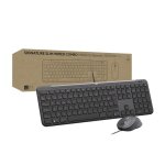 Ensemble clavier - souris - logitech - mk620 - usb - c - azerty - graphite