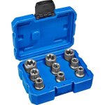 Ensemble de cls  douille torx - mles et femelles 9 pices dans un coffret stable