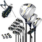 Ensemble de clubs de golf pour hommes 15 pièces avec sac - 10 battes - pilotes - fers - hybride - fairway ... Ensemble de clubs de golf pour hommes 15 pièces avec sac - 10 battes - pilotes - fers - hybride - fairway ...