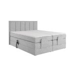 Ensemble complet boxspring tte de lit + sommiers relaxation lectrique + matelas + surmatelas - 2 x ...