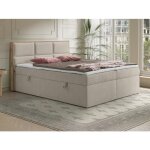 Ensemble complet literie dco tte de lit encadr bois + sommiers coffre + matelas + surmatelas - 160 ...